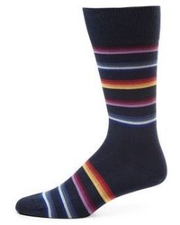 Paul Smith Multi Colored Striped Socks
