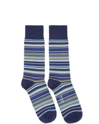 Paul Smith Three Pack Multicolor Multi Stripe Socks