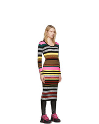 Kenzo Multicolor Striped Dress