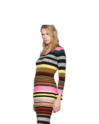 Kenzo Multicolor Striped Dress