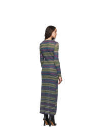 Jacquemus Purple Stripe La Robe Gilet Dress