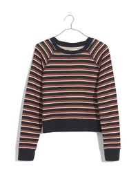 Multi colored Horizontal Striped Sweatshirt
