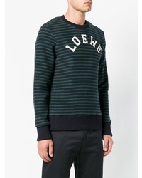 Loewe Logo Striped Sweatshirt