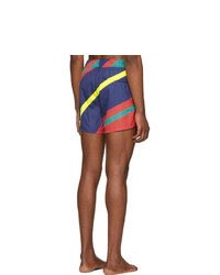 Aimé Leon Dore Multicolor Nautical Stripe Swim Shorts