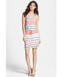 Sol Angeles Channel Wave Stripe Blouson Dress