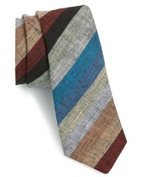 Alexander Olch Stripe Linen Tie