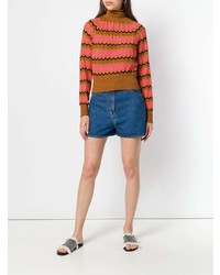 M Missoni Zig Zag Turtleneck Sweater