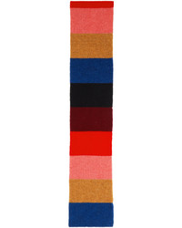 Multi colored Horizontal Striped Wool Scarf