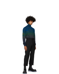Missoni Blue And Green D Turtleneck