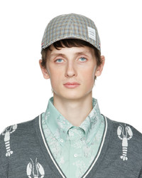 Multi colored Houndstooth Baseball Cap