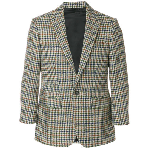 Raf Simons Houndstooth Pattern Blazer, $1,308, farfetch.com