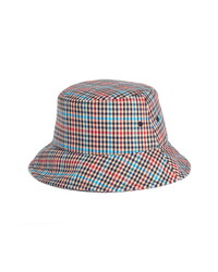 Multi colored Houndstooth Bucket Hat