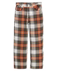 Noon Goons Straight Leg Jeans In Red Plaid At Nordstrom