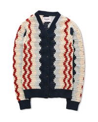 CORRIDO R Handknit Crochet Grandpa Cardigan