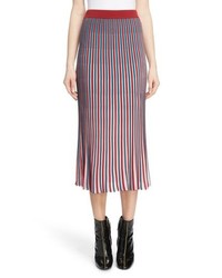 Kenzo Stripe Flare Midi Skirt