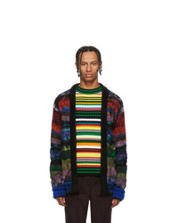 Multi colored Knit Shawl Cardigan
