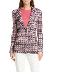 Multi colored Knit Tweed Jacket