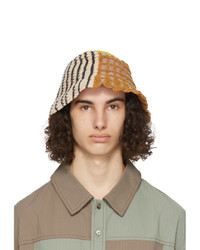 Multi colored Knit Wool Bucket Hat