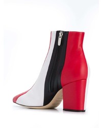 Sergio Rossi 80mm Pointed Colour Block Boots