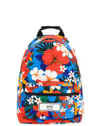 Multi colored Leather Backpack
