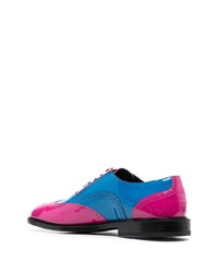 Moschino Colour Block Patent Leather Brogues