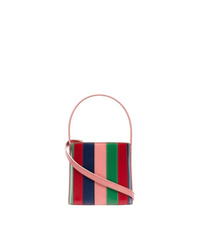 Staud Multicoloured Bisset Leather Bucket Bag