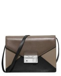 Michl Kors Collection Gia Colorblock Leather Clutch