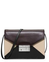 Michl Kors Collection Gia Colorblock Leather Clutch