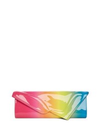 Christian Louboutin So Kate Rainbow Ombre Patent Leather Clutch