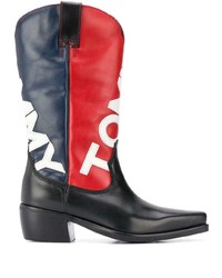 Tommy Jeans Logo Cowgirl Boots
