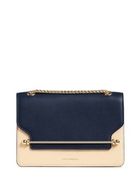 STRATHBERRY Bicolor Eastwest Leather Crossbody Bag
