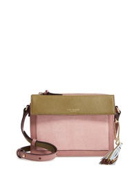 Ted Baker London Colour By Numbers Glacial Leather Crossbody Bag