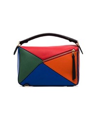 Loewe Multicoloured Puzzle Patchwork Leather Shoulder Bag