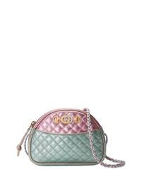 Gucci Quilted Metallic Dome Crossbody Bag