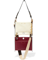 Chloé Roy Convertible Two Tone Leather Shoulder Bag