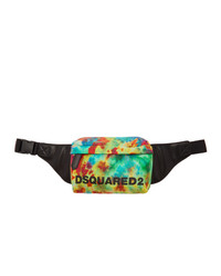 Multi colored Leather Fanny Pack