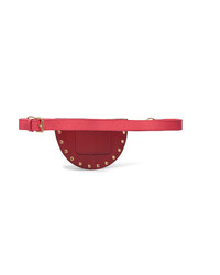 See by Chloe Kriss Embellished Color Block Textured Leather Belt Bag