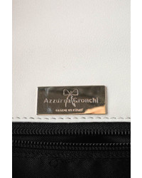 Azurra Gronchi Multi Colored Python Leather Embossed Small Satchel Handbag Evhb