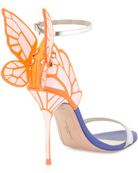 Sophia Webster Chiara Butterfly Wing Ankle Wrap Sandal Pinksilver