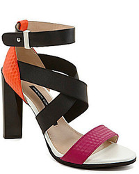 French Connection Melody Colorblocked Dress Sandals