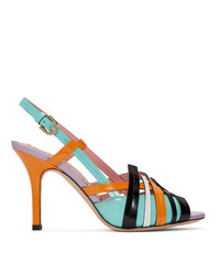 Emilio Pucci Multicolor Py Heeled Sandals
