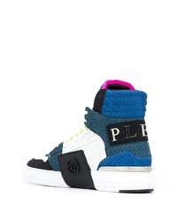 Philipp Plein High Top Phantom Kick Sneakers