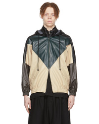 Song For The Mute Multicolor Faux Leather V Lad Jacket