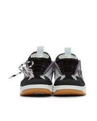 Off-White Black And Grey Arrow Skate Sneakers