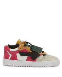 Off-White Floating Arrow Suede Sneakers Pink Black