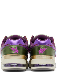 BAPE Gold Green Sta Low Sneakers