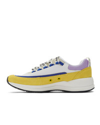 A.P.C. White And Yellow Brain Dead Edition Jay Sneakers