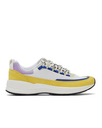 A.P.C. White And Yellow Brain Dead Edition Jay Sneakers