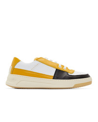 Acne Studios Yellow And White Perey Sneakers