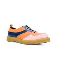 Multi colored Leather Oxford Shoes